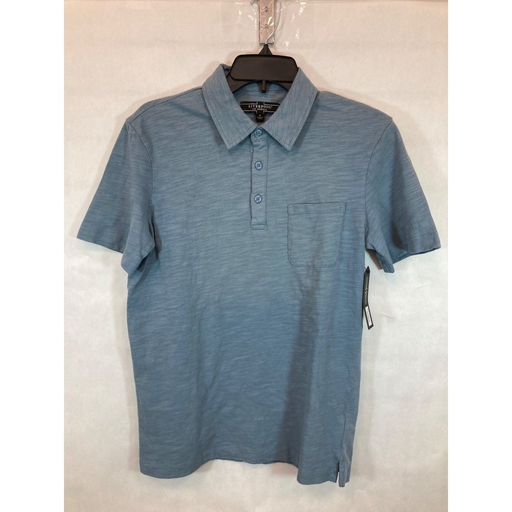 NWT - Men's Short Sleeve Collard  Three Button Placket Comfortable  Polo Shirt